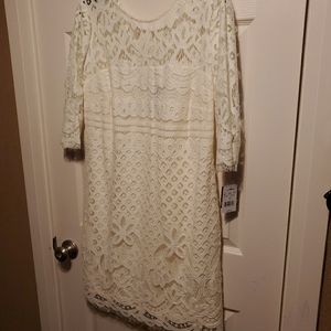 Taylor Shift Dress 14 Von Maur NWT Lace
